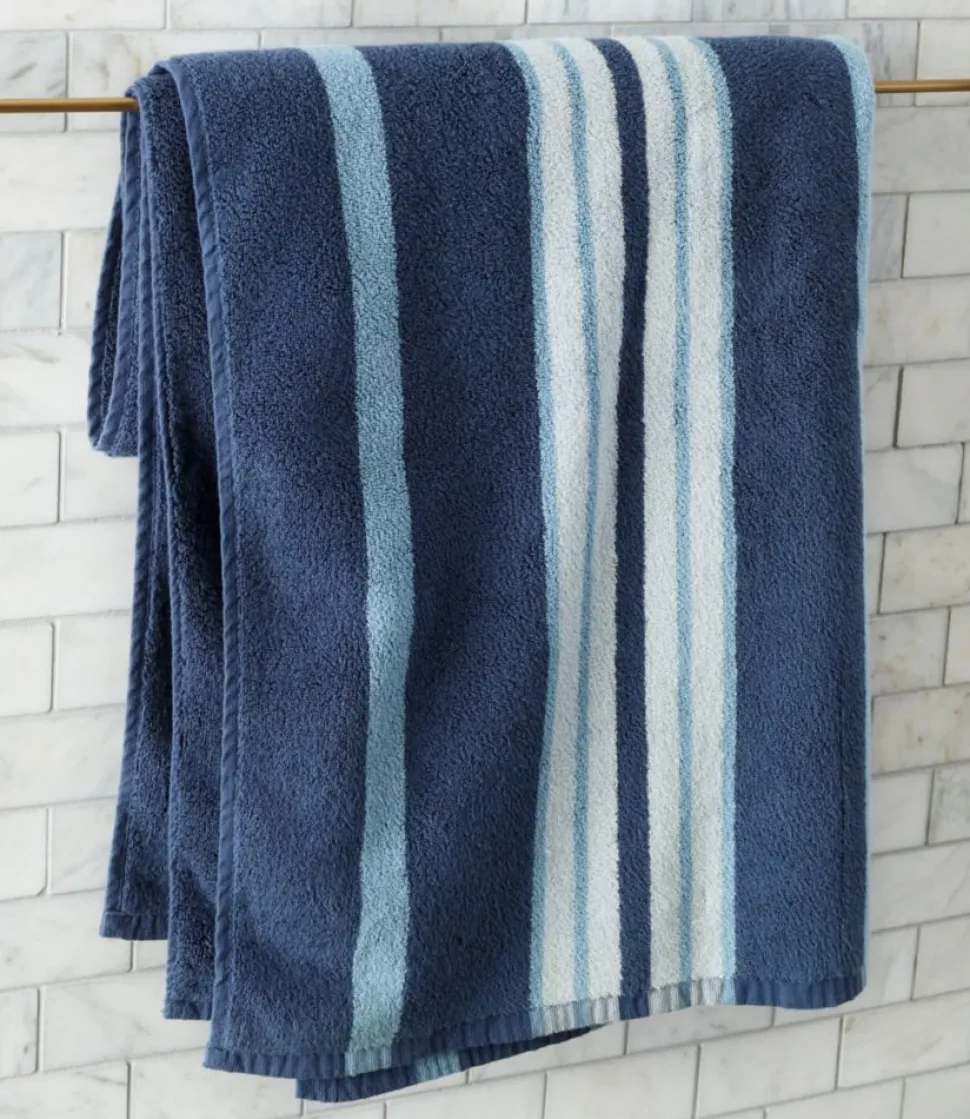 Best L.L.Bean "Premium Cotton Towel Set, Stripe"