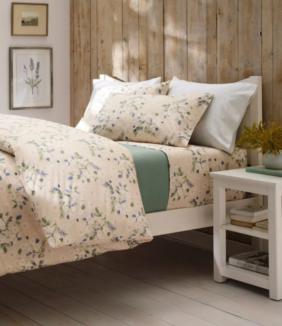 Best Sale L.L.Bean "Premium Egyptian Percale Sheet Collection, Daisy"