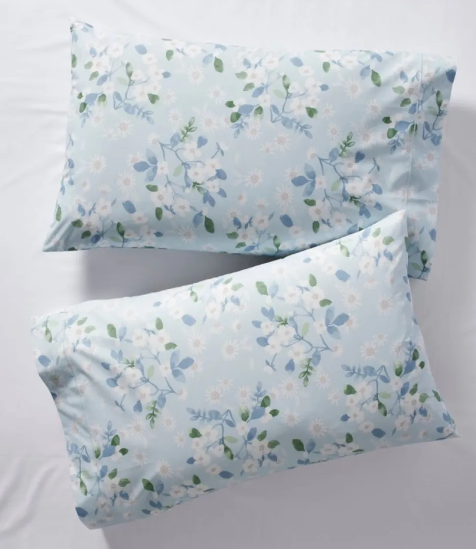 Best Sale L.L.Bean "Premium Egyptian Percale Sheet Collection, Daisy"