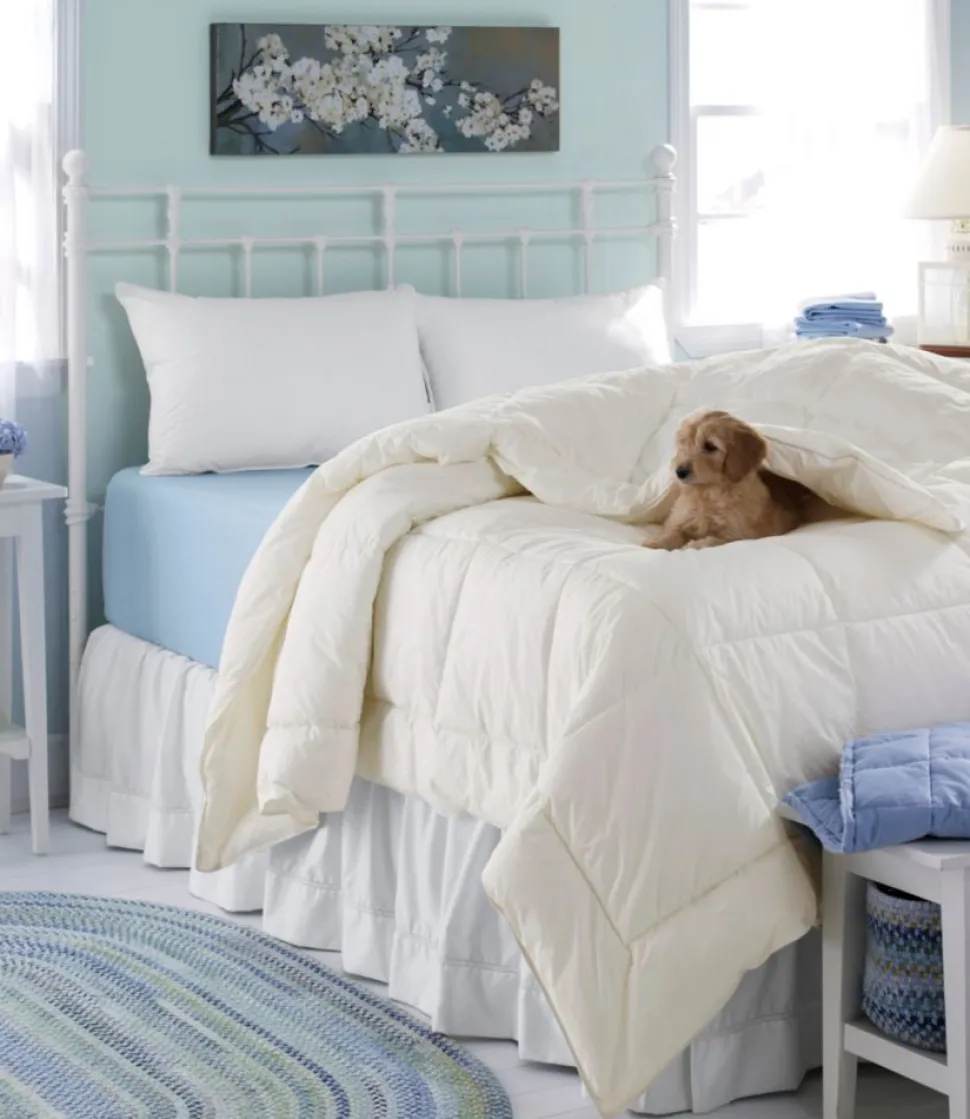 Discount L.L.Bean "PrimaLoft Down Alternative Comforter, Warm" Cream