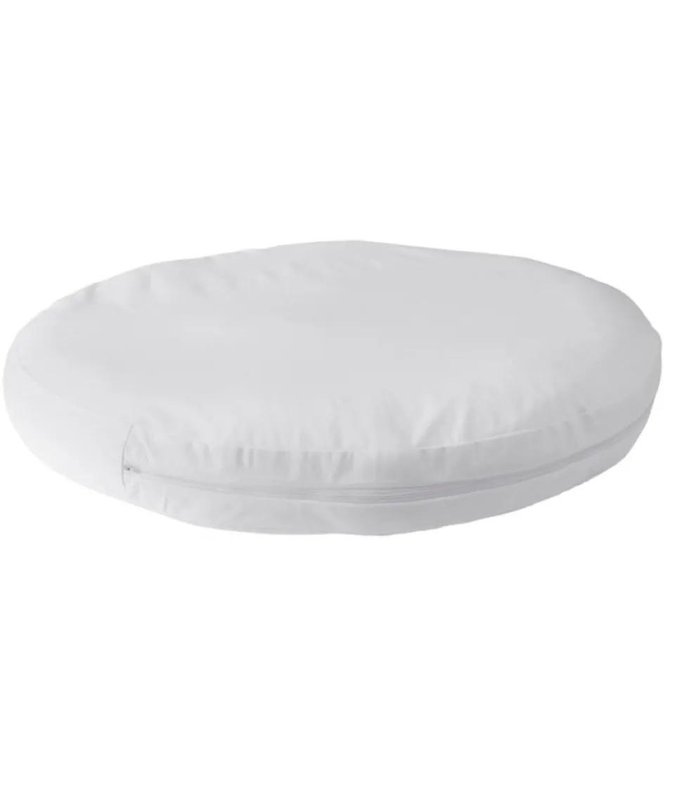 Online L.L.Bean "Protective Pet Bed Liner, Round" White