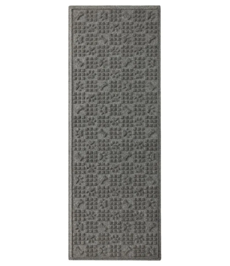 Cheap L.L.Bean "Recycled Waterhog Runner, Dog Bones and Paws"