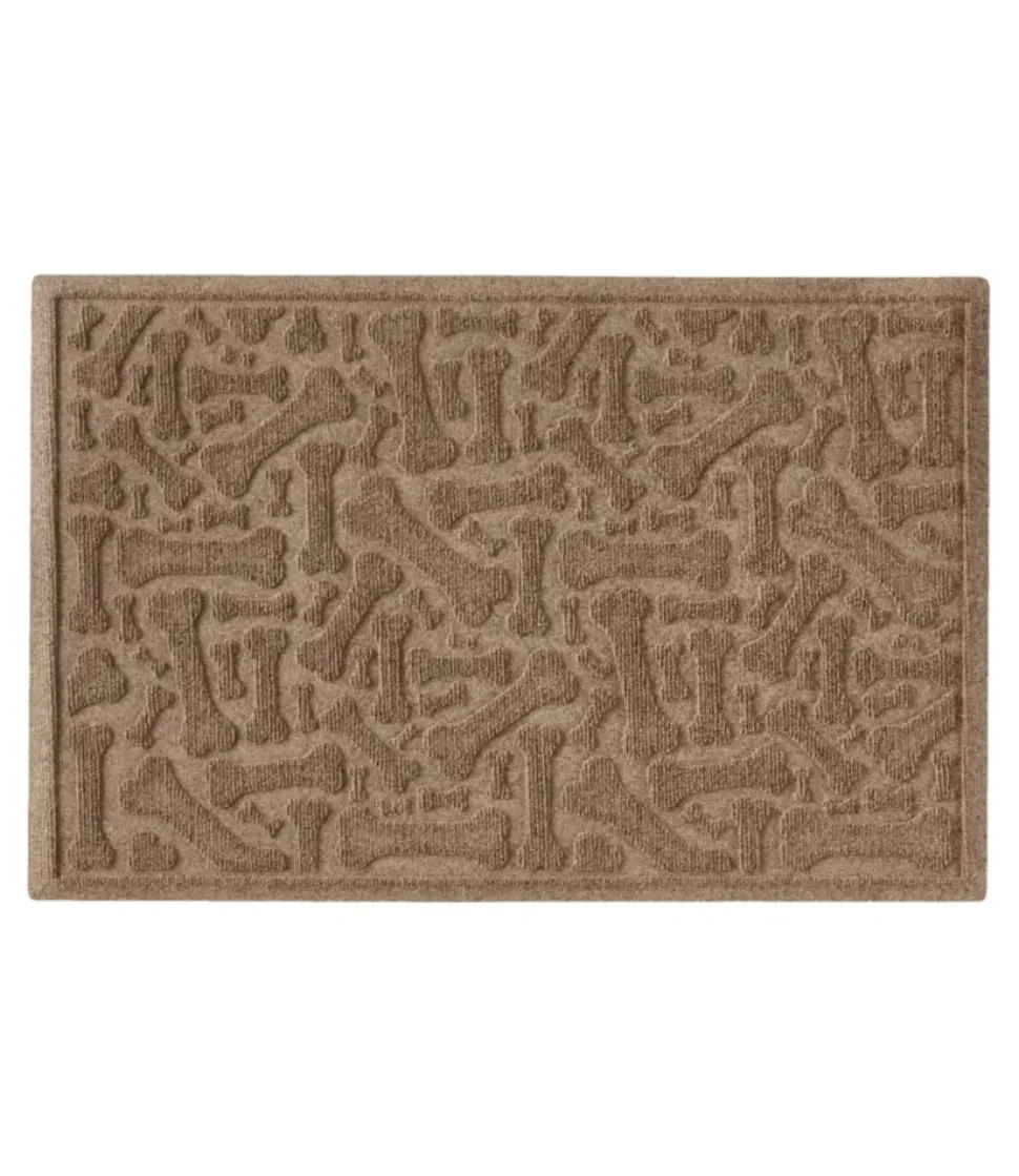 Fashion L.L.Bean "Recycled Waterhog Scattered Bones Mat"