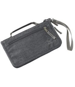 New L.L.Bean "RFID-Blocking Travel Ticket Organizer" GreyHeather