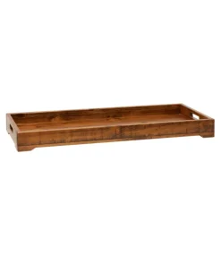 Store L.L.Bean "Rustic Wooden Boot Tray" DarkNatural