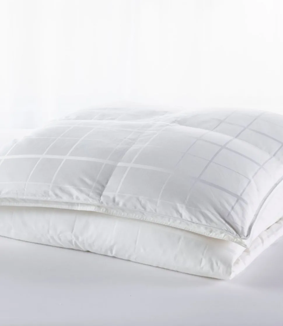 Flash Sale L.L.Bean "Sateen Goose Down Comforter, Warm" White