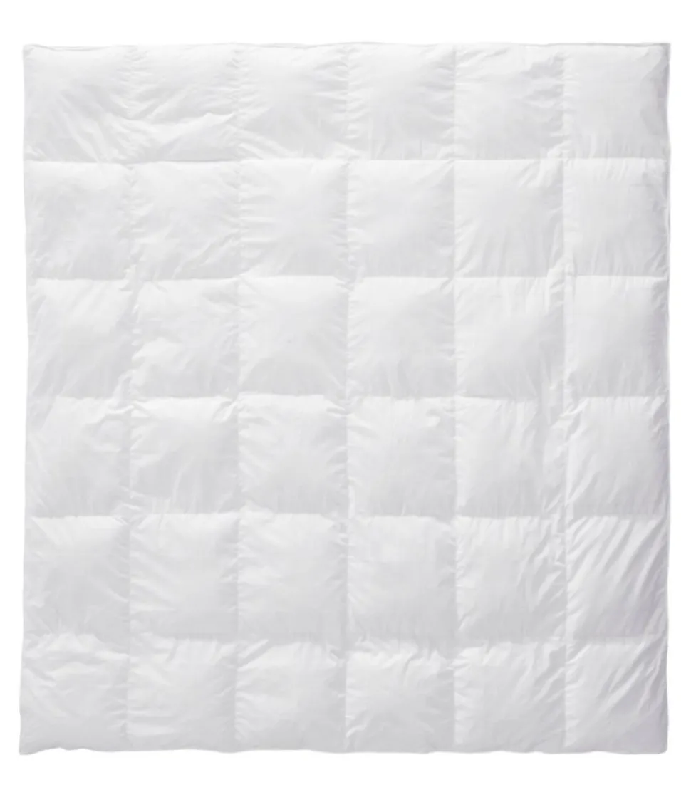 Flash Sale L.L.Bean "Sateen Goose Down Comforter, Warm" White