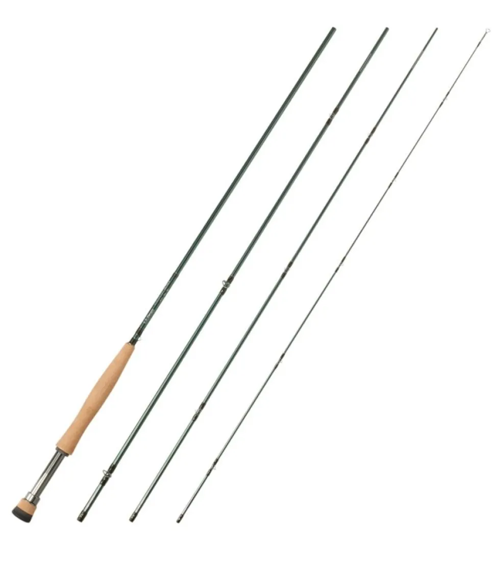 Sale L.L.Bean "Streamlight Ultra Euro Fly Rod, 10'6" 3 Weight" Green
