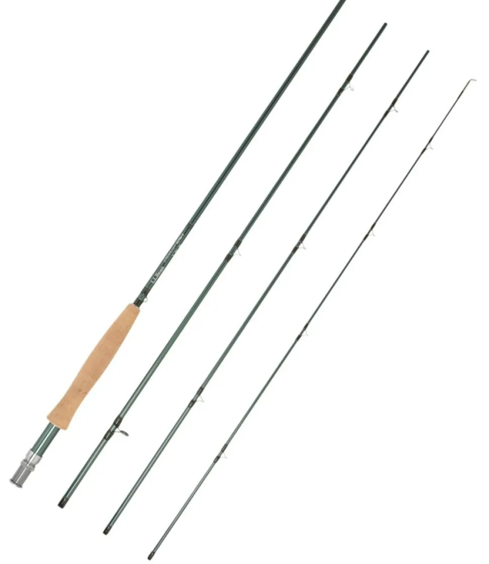 Best L.L.Bean "Streamlight Ultra II Four-Piece Fly Rod, 4-6 wt." Green