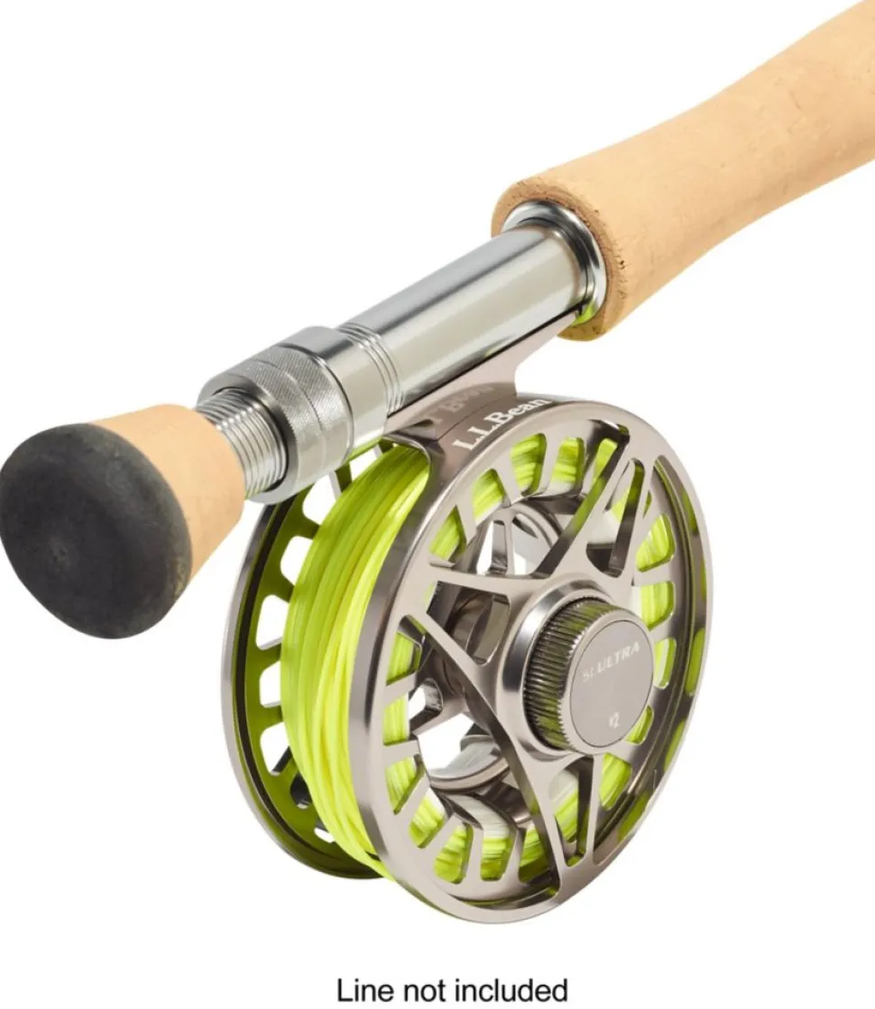 Flash Sale L.L.Bean "Streamlight Ultra II Large Arbor Fly Reel" Silver