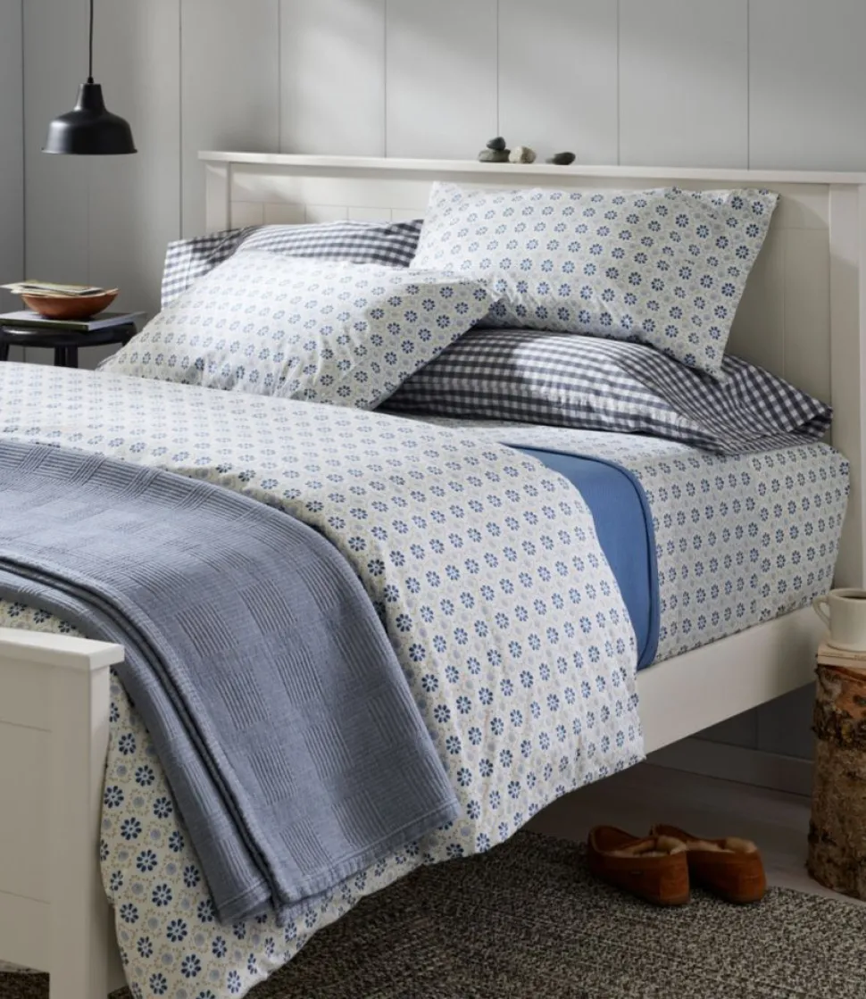 Hot L.L.Bean "Sunwashed Percale Sheet Collection, Print"