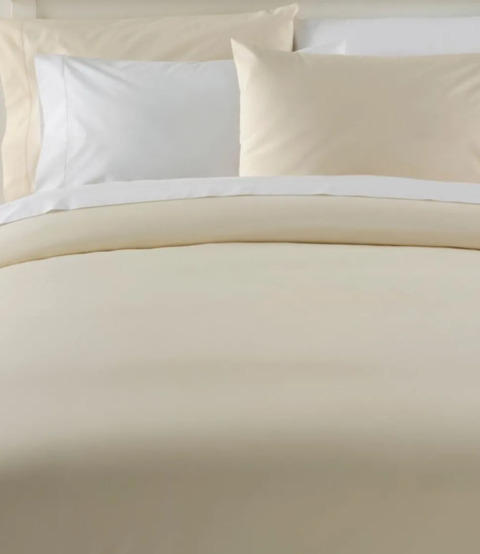 Outlet L.L.Bean "280-Thread-Count Pima Cotton Percale Comforter Cover Collection"