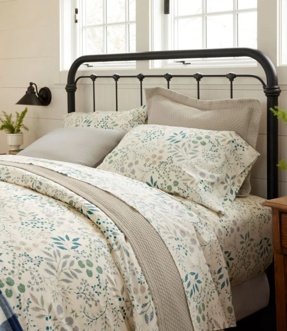 Cheap L.L.Bean "280-Thread-Count Pima Cotton Percale Sheet Set, Print"
