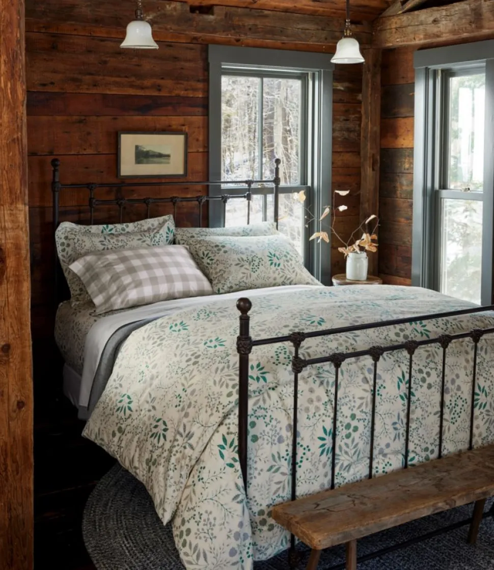 Best Sale L.L.Bean "280-Thread-Count Pima Cotton Pillowcases, Check, Set of Two"