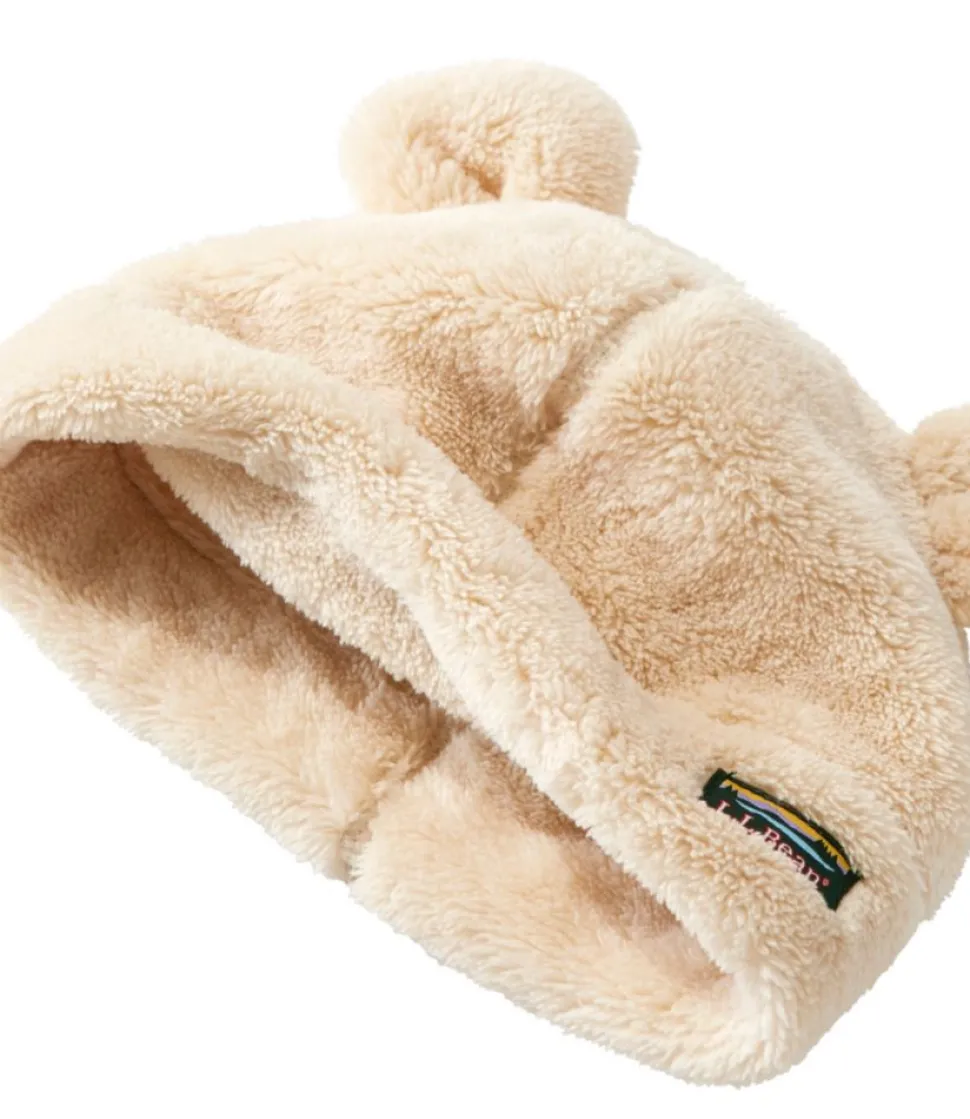 Hot L.L.Bean "Toddlers' Hi-Pile Hat and Mitten Set"