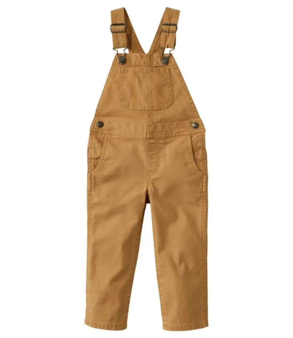 New L.L.Bean "Toddlers' Rugged Utility Overalls" MarshBrown
