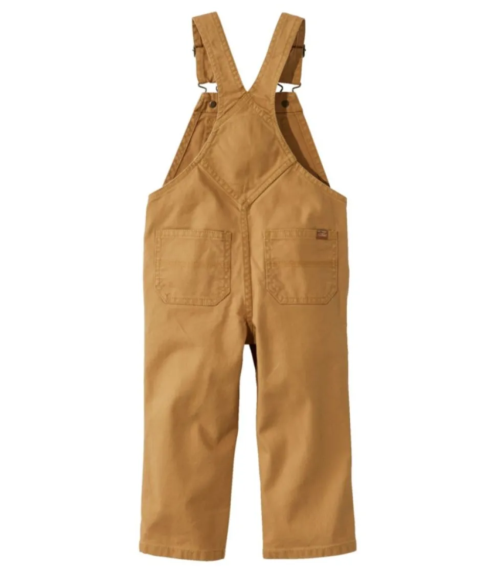 New L.L.Bean "Toddlers' Rugged Utility Overalls" MarshBrown