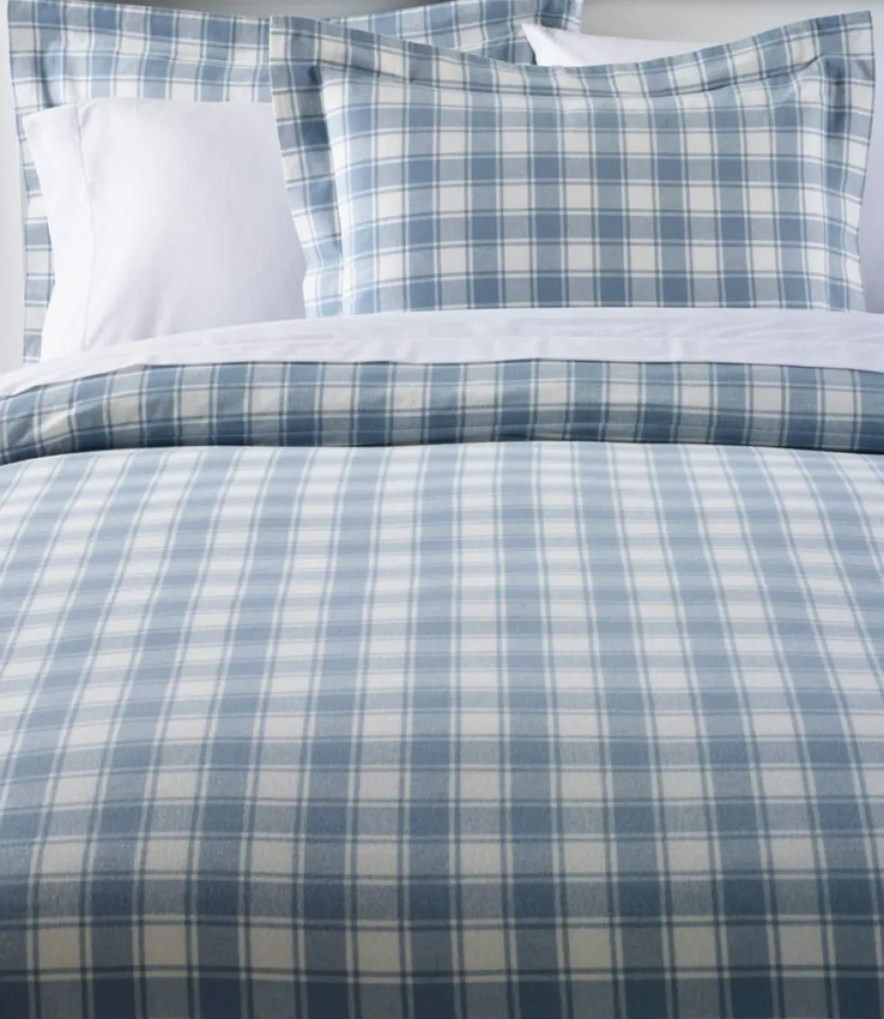 Online L.L.Bean "Ultrasoft Comfort Flannel Comforter Cover Collection, Check"