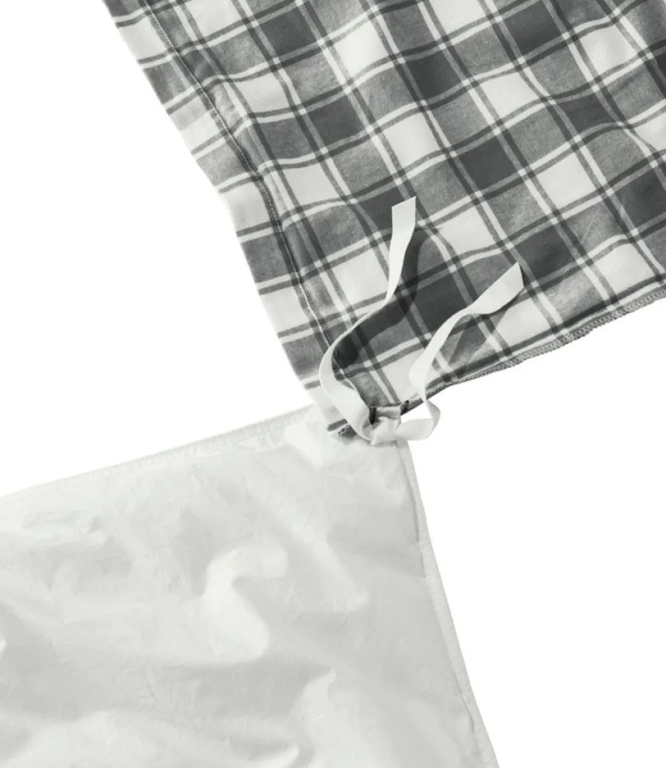 Online L.L.Bean "Ultrasoft Comfort Flannel Comforter Cover Collection, Check"