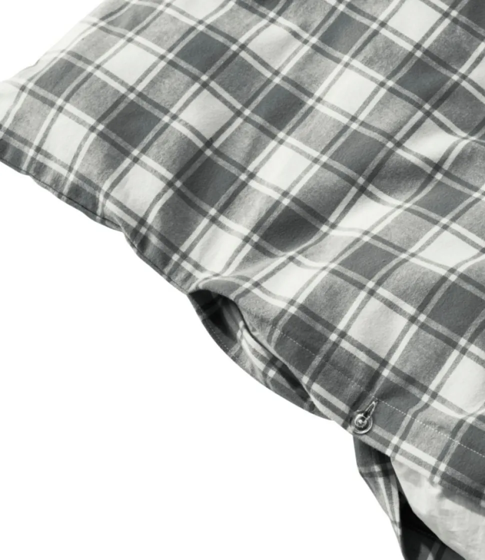 Online L.L.Bean "Ultrasoft Comfort Flannel Comforter Cover Collection, Check"