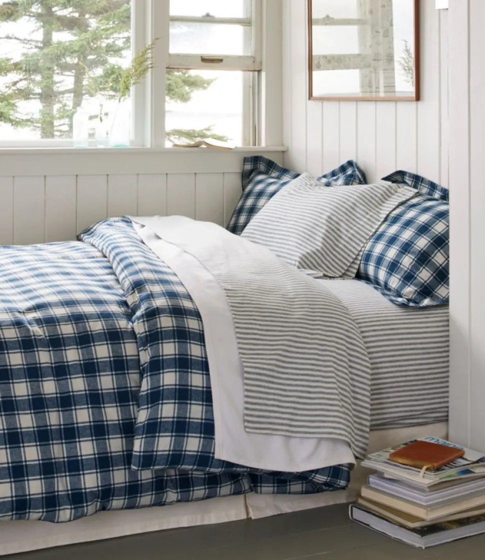 Cheap L.L.Bean "Ultrasoft Comfort Flannel Sheet Set, Stripe"