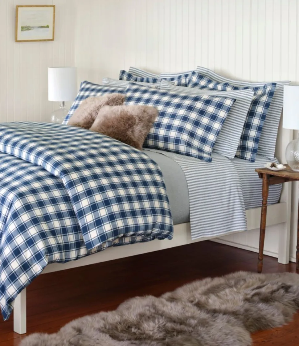 Cheap L.L.Bean "Ultrasoft Comfort Flannel Sheet Set, Stripe"