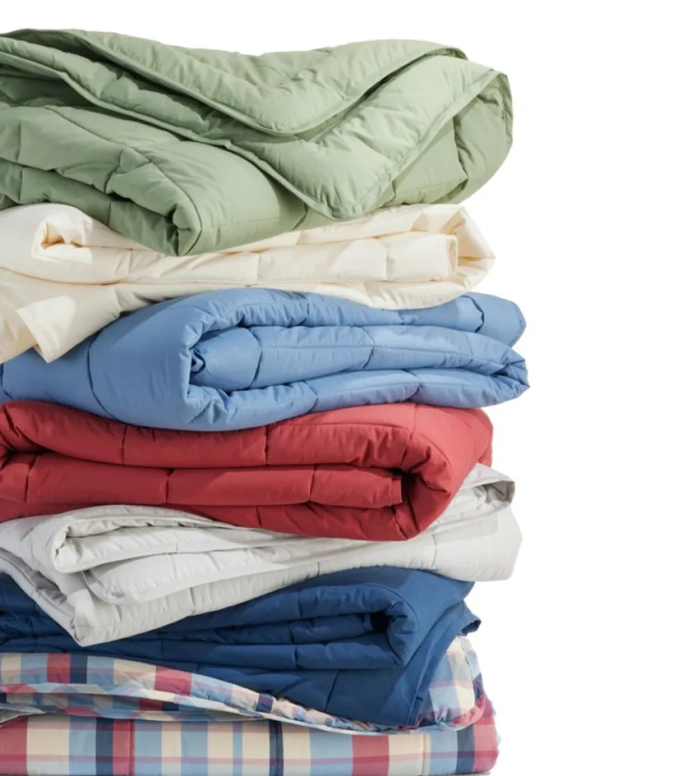 Fashion L.L.Bean "Ultrasoft Cotton Comforter, Plaid"