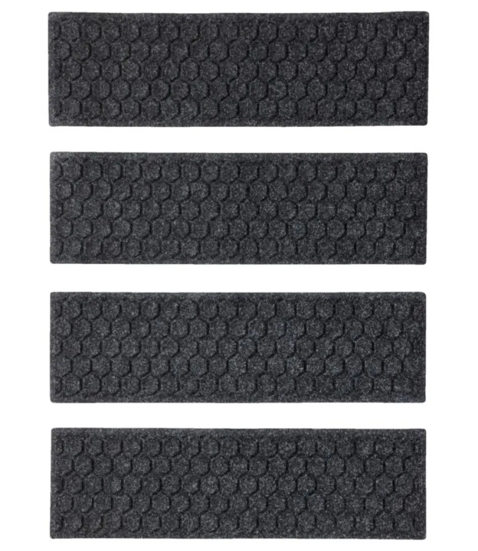 Hot L.L.Bean "Washable Waterhog Mat, Stair Treads, Set of Four, Honeycomb"