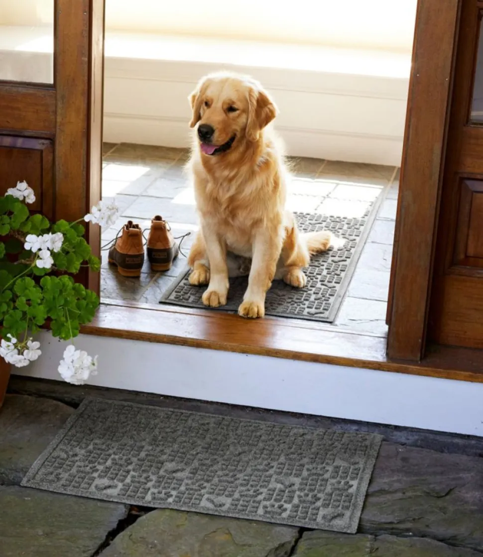 Clearance L.L.Bean "Waterhog Dog Bones and Paws Mat"