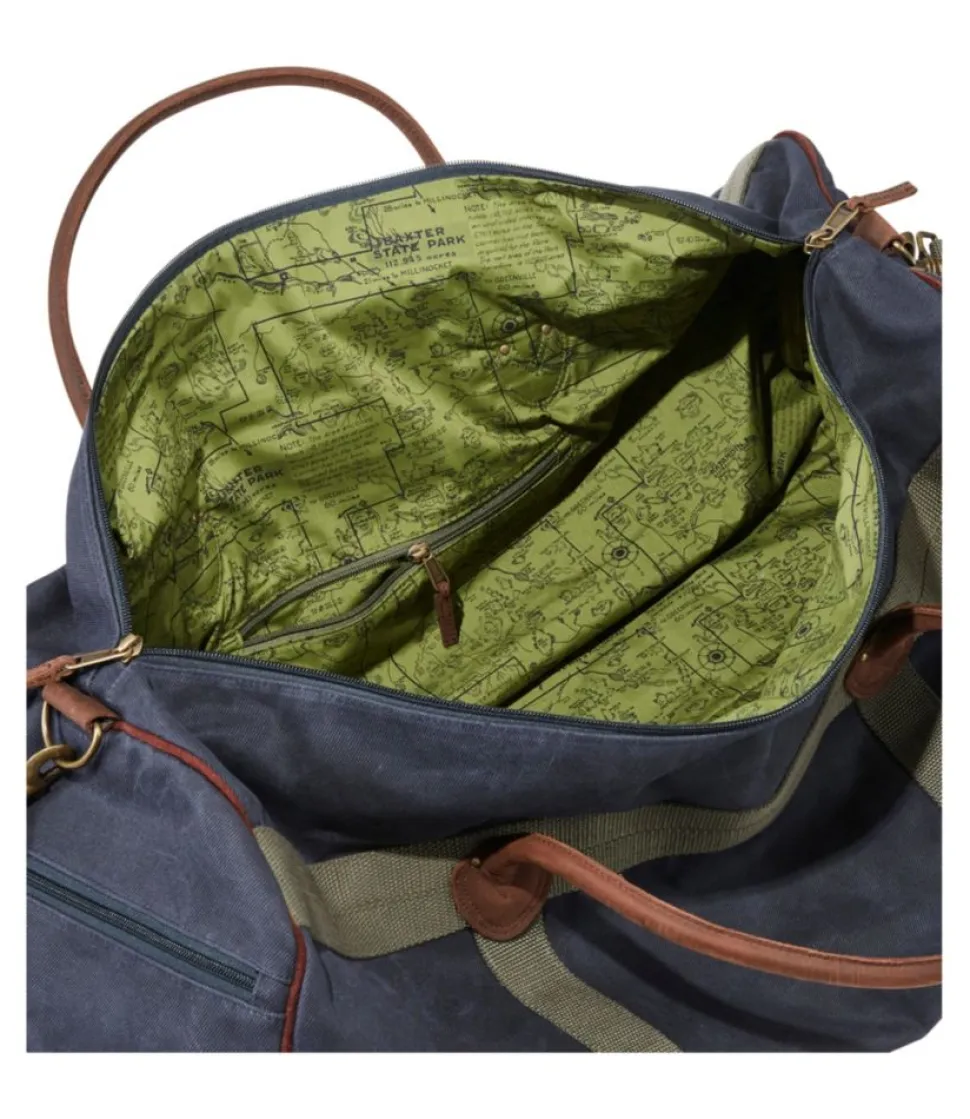 New L.L.Bean "Waxed Canvas Duffle, Large"