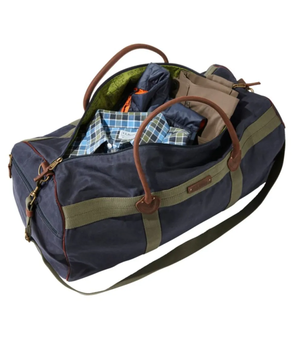 New L.L.Bean "Waxed Canvas Duffle, Large"