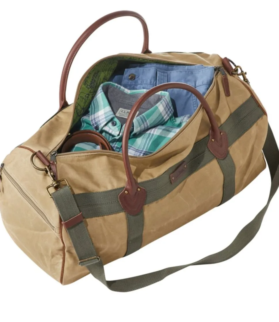 Best Sale L.L.Bean "Waxed Canvas Duffle, Medium"