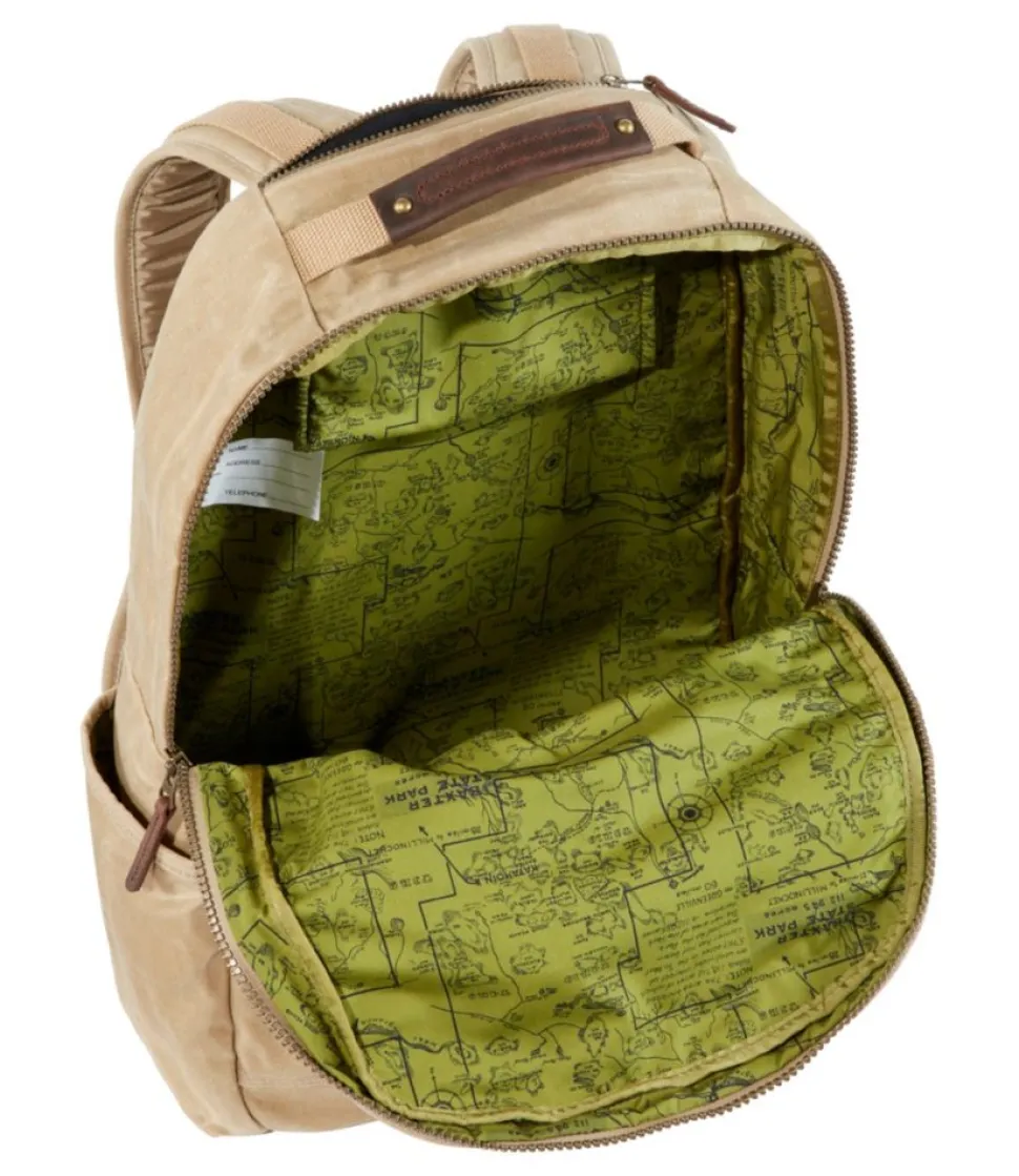 Shop L.L.Bean "Waxed Canvas Travel Backpack"