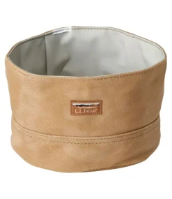 Best Sale L.L.Bean "Waxed-Canvas Dog Bowl"
