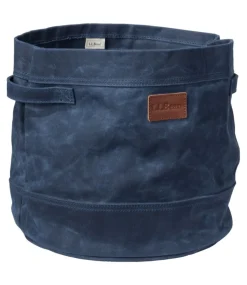 Sale L.L.Bean "Waxed-Canvas Storage Tote"