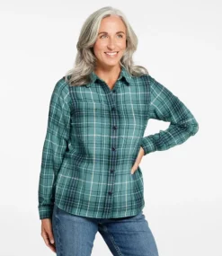 Discount L.L.Bean "Women's 1912 Field Flannel Shirt"