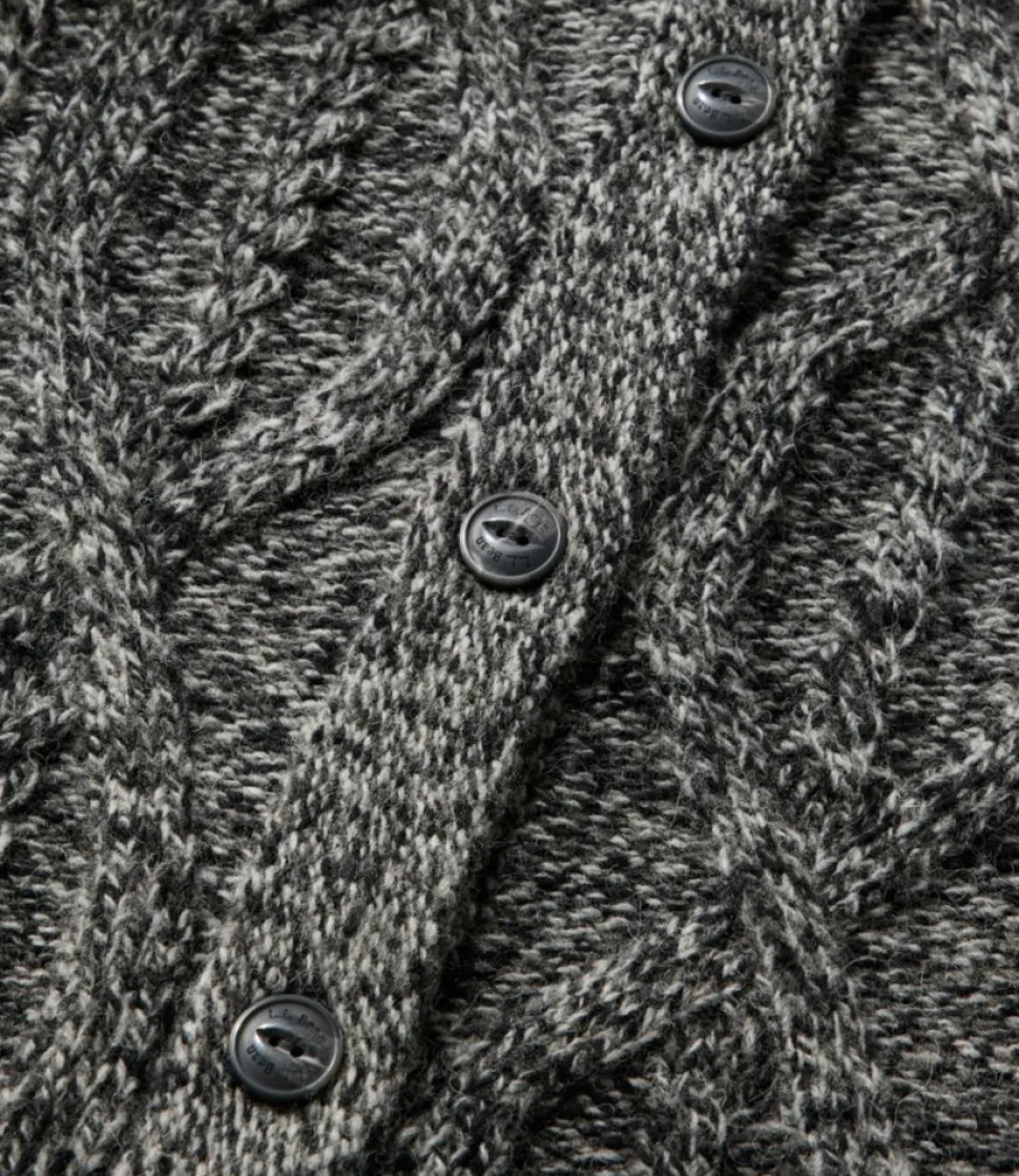 Store L.L.Bean "Women's 1912 Heritage Wool Blend Mockneck Cardigan"