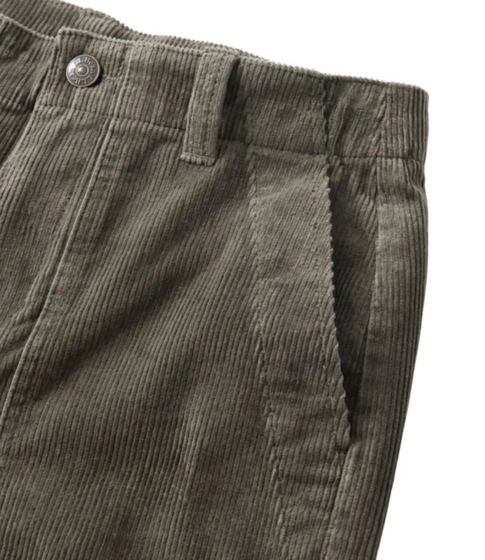 Discount L.L.Bean "Women's 207 Vintage Corduroy Pants, High-Rise Wide-Leg"
