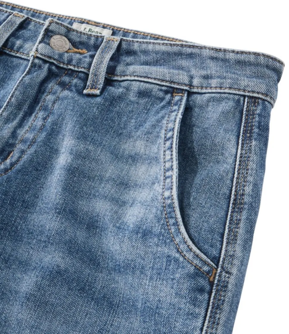 Online L.L.Bean "Women's 207 Vintage Jeans, High-Rise Wide-Leg"