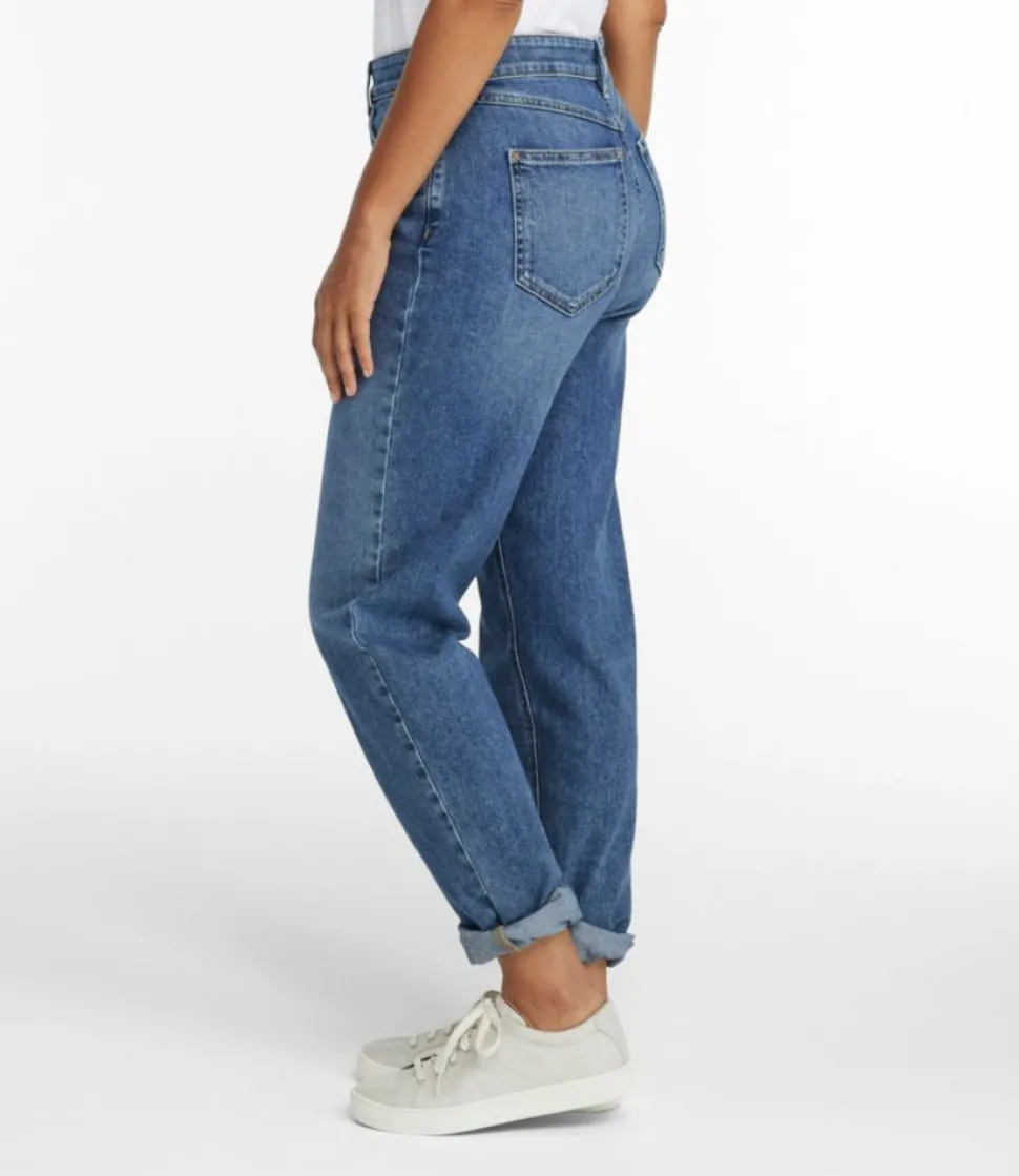 Sale L.L.Bean "Women's 207 Vintage Jeans, High-Rise Boyfriend"