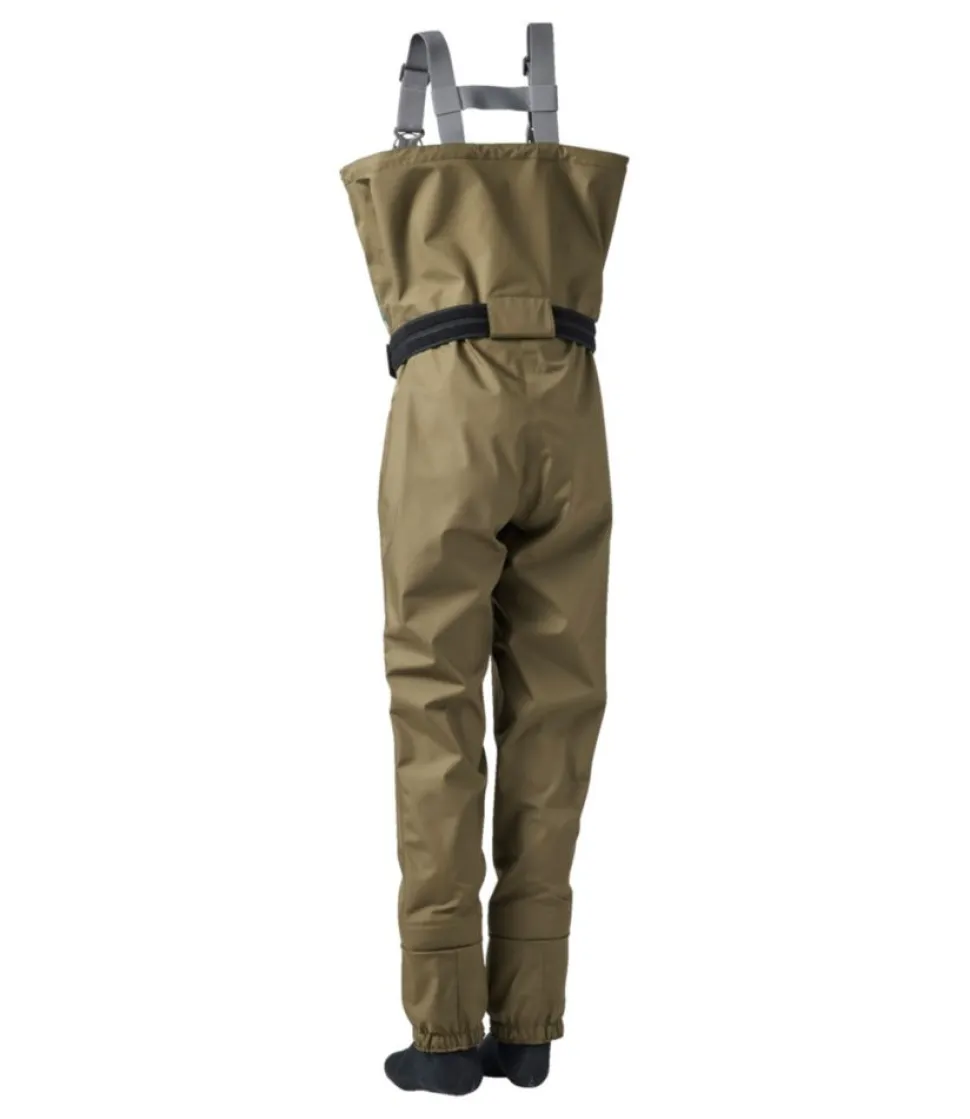 Cheap L.L.Bean "Women's Angler Stockingfoot Waders with Super Seam" KelpGreen