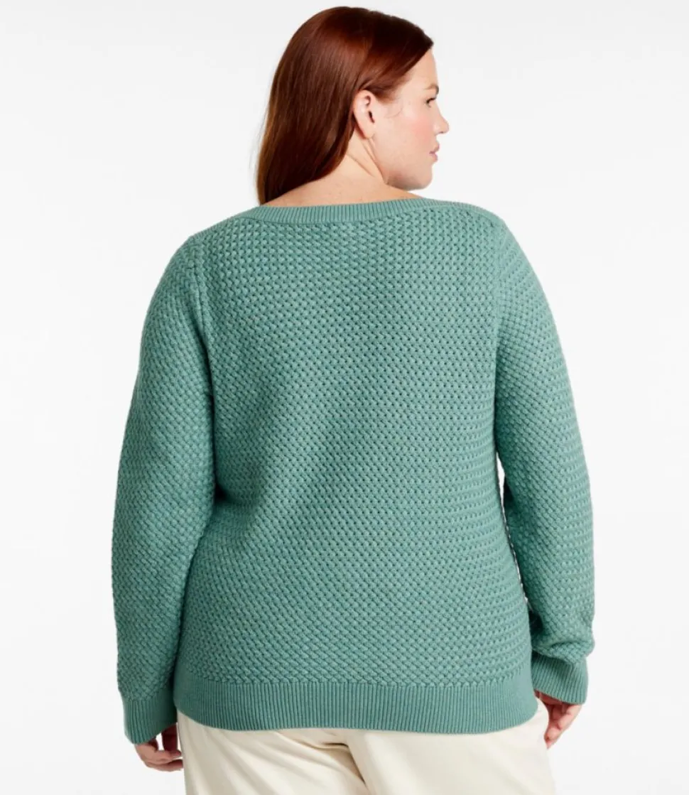 Outlet L.L.Bean "Women's Basketweave Sweater, Boatneck"