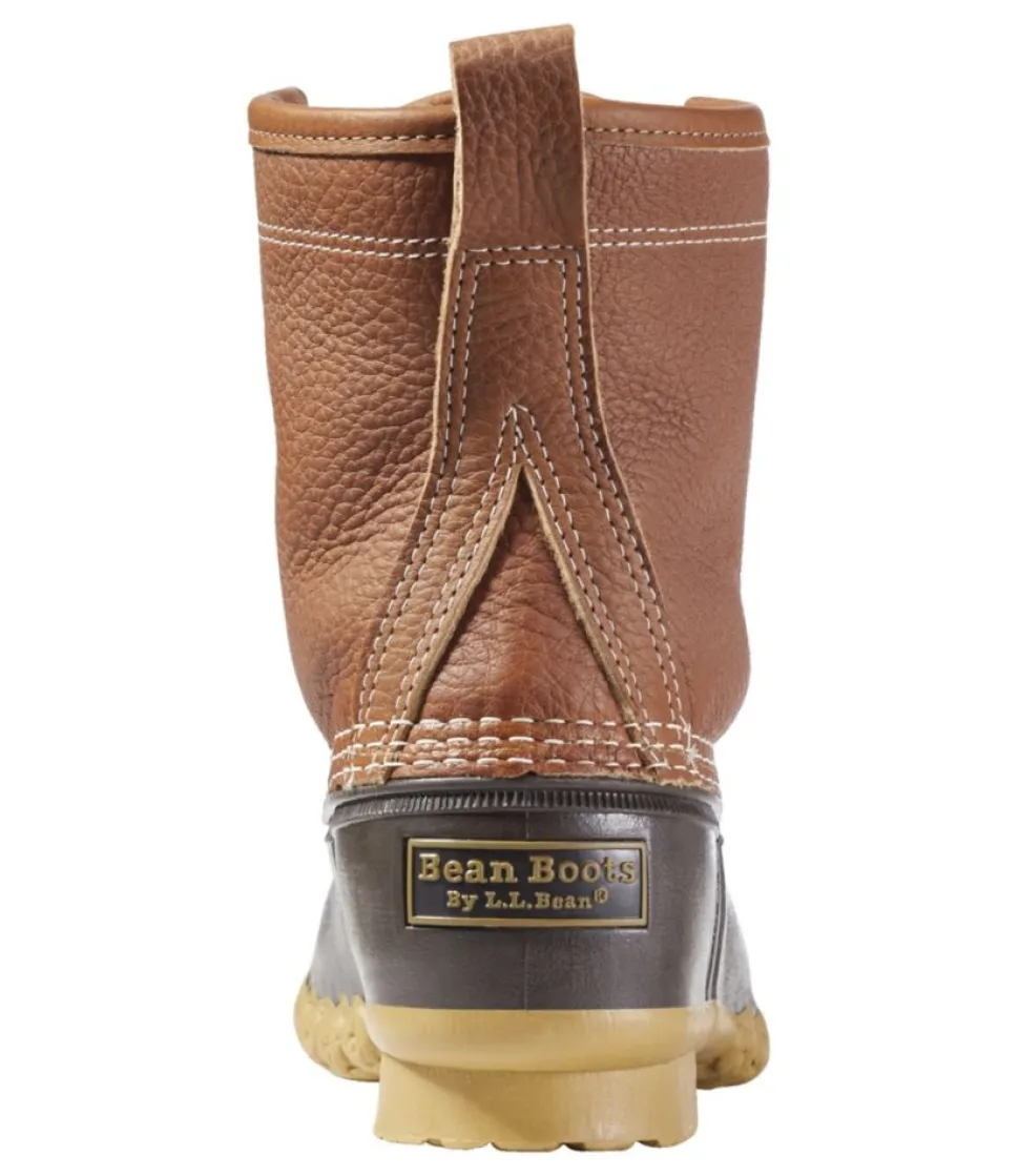 Outlet L.L.Bean "Women's Bean Boots, 8" Shearling-Lined Insulated" Tan/Brown