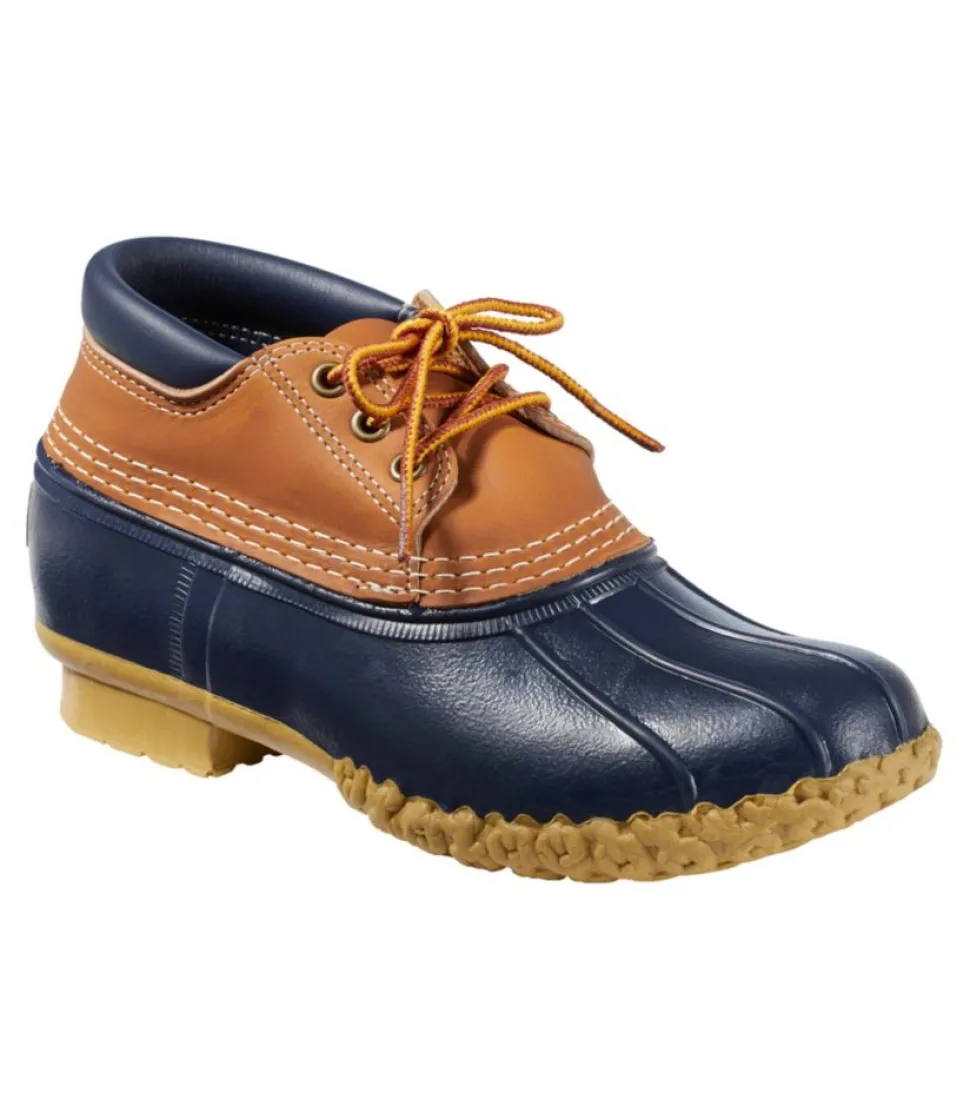Best L.L.Bean "Women's Bean Boots, Gumshoes" Tan/BrightNavy/Gum