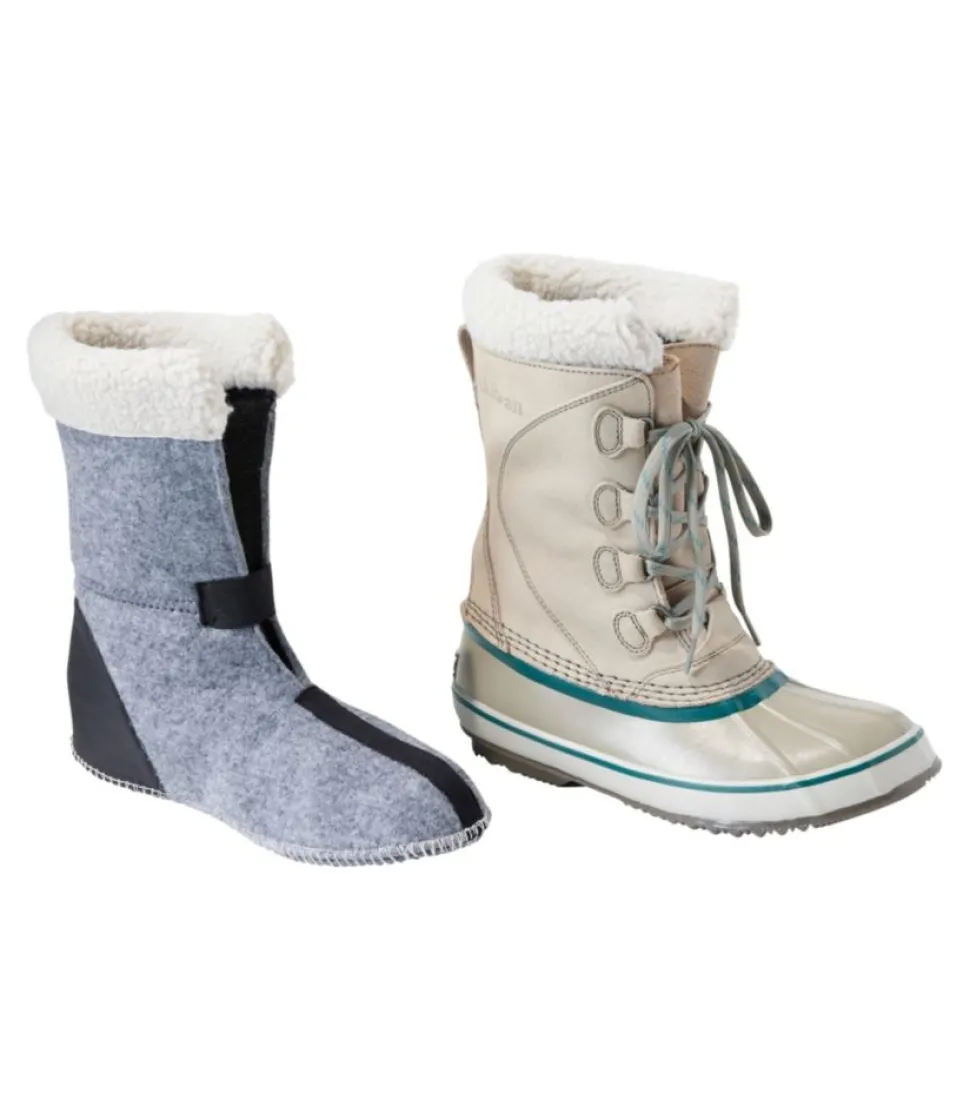 Flash Sale L.L.Bean "Women's Bean Snow Boot Liners" Gray