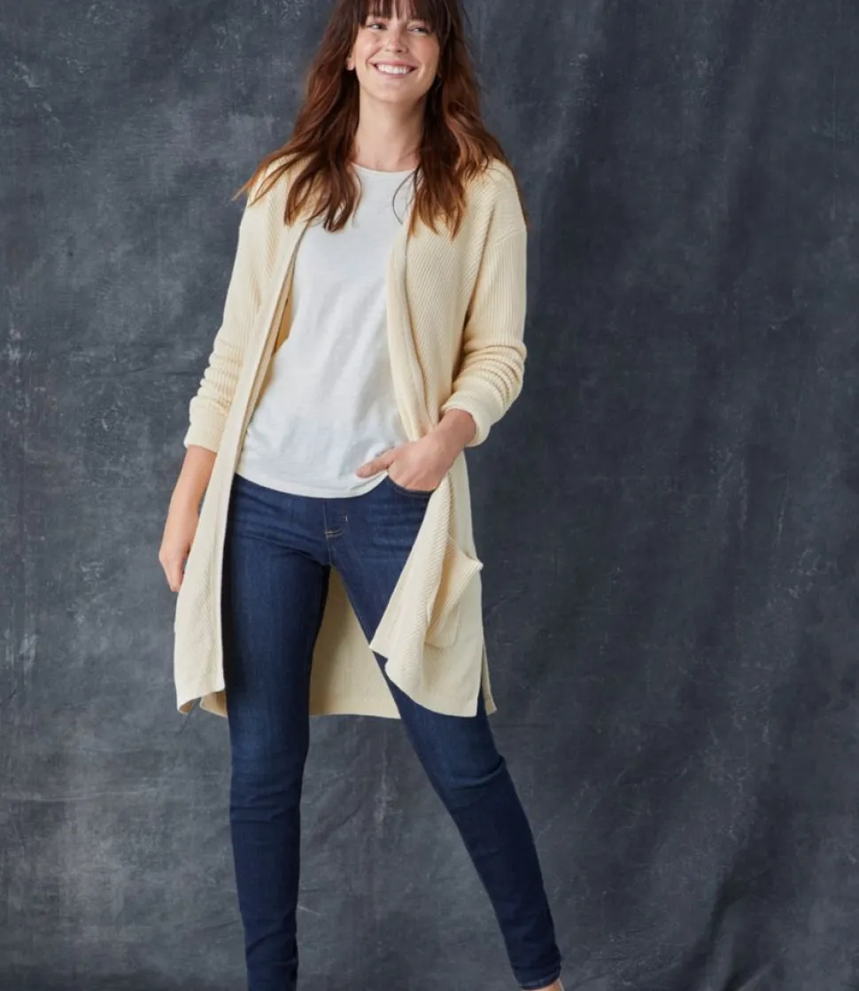 Shop L.L.Bean "Women's BeanFlex® Jeans, Mid-Rise Skinny-Leg Pull-On"