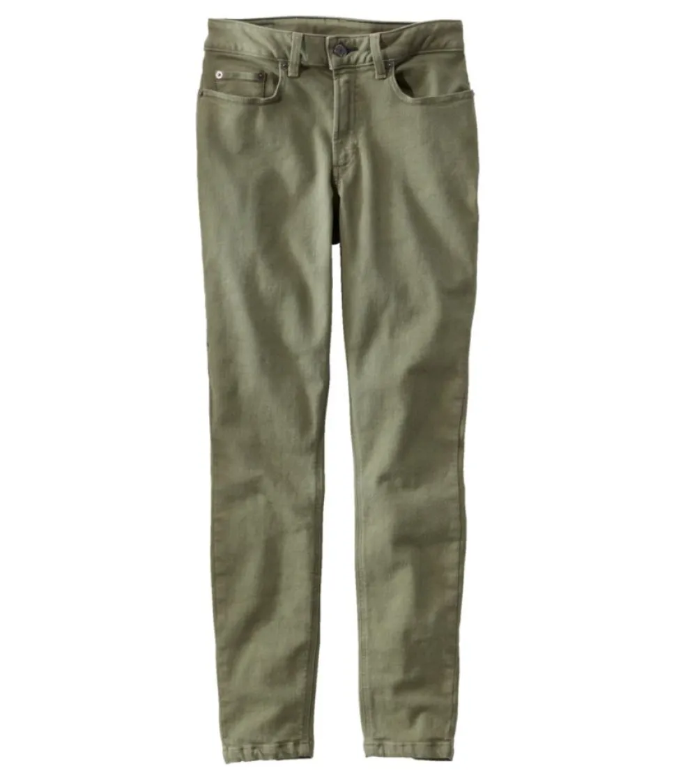 Hot L.L.Bean "Women's BeanFlex®Jeans, High-Rise Slim-Leg Ankle Color"