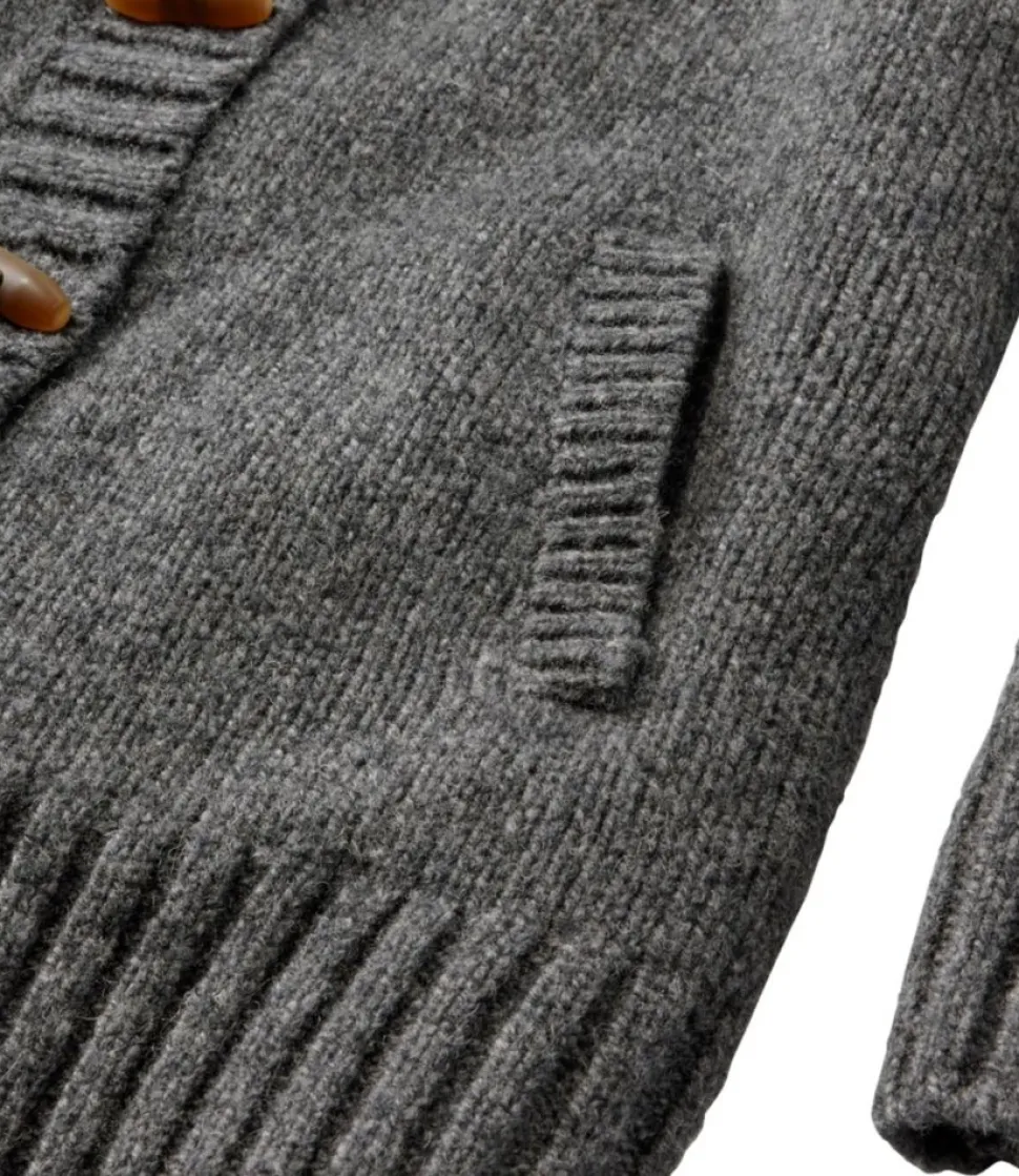 Shop L.L.Bean "Women's Bean's Classic Ragg Wool Sweater, Cardigan" Undyed