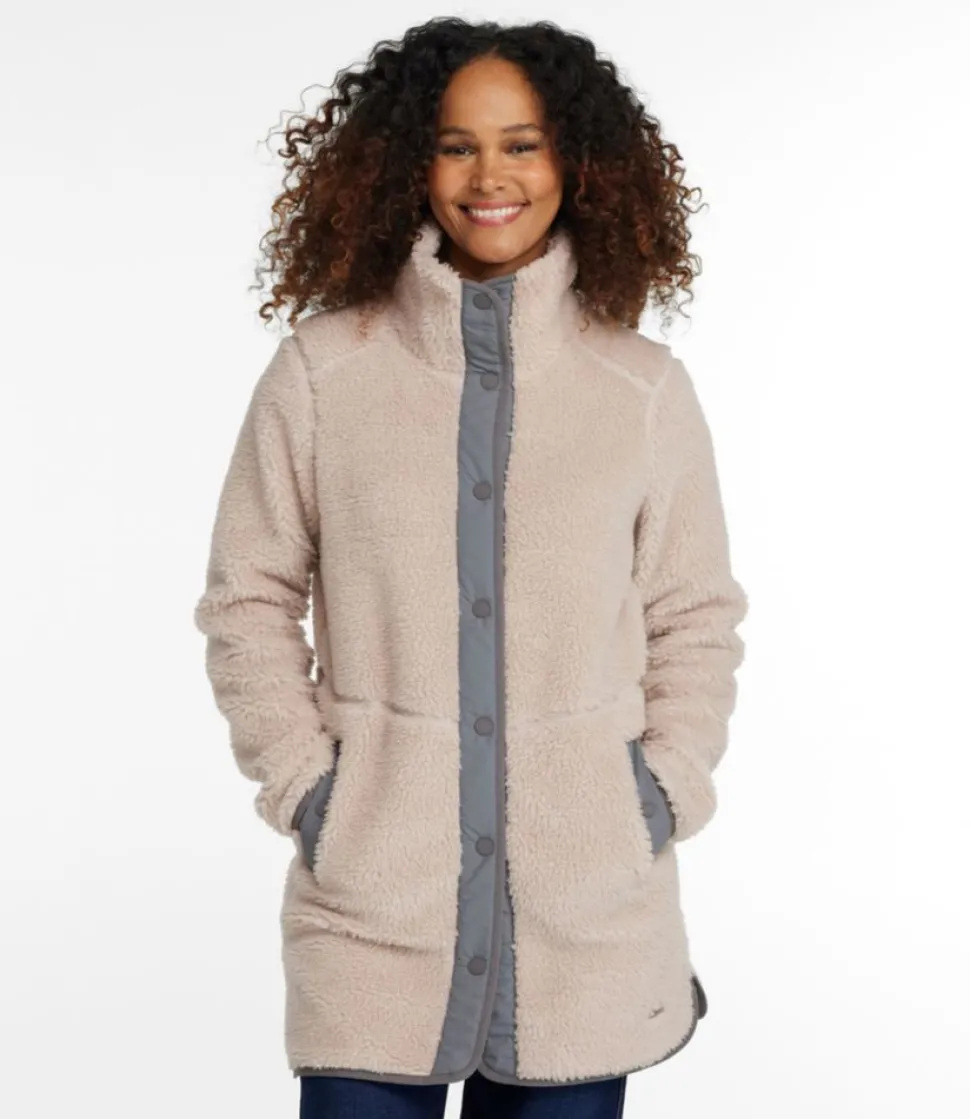 Best Sale L.L.Bean "Women's Bean's Sherpa Fleece Coat"