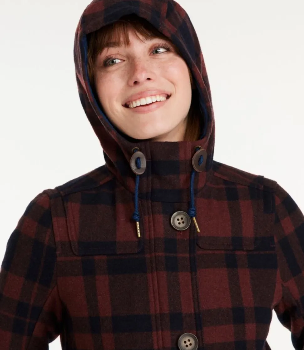 Fashion L.L.Bean "Women's Bean's West End Wool Coat, Pattern"